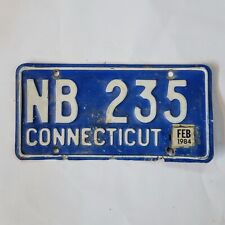 CONNECTICUT LICENSE PLATE PLATE 🔥FREE SHIPPING🔥~ NB 235 ~ VINTAGE ANTIQUE  picture
