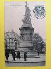 CPA 1904 to Miss C. TRAMAGLIA de GRENOBLE Monument de MONCEY Chalet d'ANGIEUX picture
