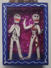 Vintage Day of the Dead Mexican Folk Art Diorama 4
