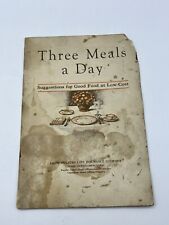 THREE MEALS A DAY - METROPOLITAN LIFE INSURANCE COMPANY - 1930'S  picture