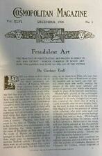 1908 Art Frauds Forgeries Fraudulent Art illustrated picture