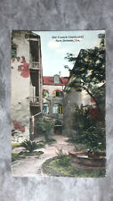 Vintage c1913 Postcard Old French Courtyard New Orleans LA PM Sulphur LA picture