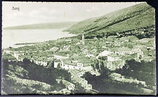 Antique Postcard Senj is a town on the upper Adriatic coast in Croatia picture