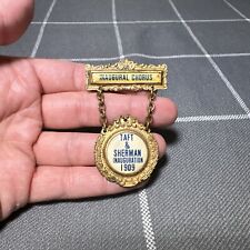Antique Taft Sherman Inaugural chorus pin brooch picture