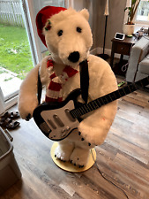 Gemmy Animated Singing Dancing Polar Bear Christmas 4ft Decoration(EXTREME RARE) picture