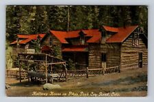 Pikes Peak CO-Colorado, Halfway House On Pikes Peak Cog, Vintage Postcard picture