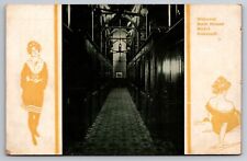 Interior Mineral Bath House Hotel Oakland California CA c1910 Postcard picture