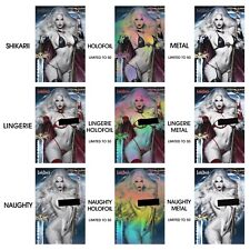 Lady Death Nightmare Symphony Shikarii Metal Holofoil Set Power Hour Totally Rad picture