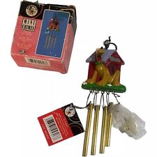 NEW Disney Pluto Wind Chime Hand Painted Mini Chimes VTG Dog House Mickey & Co. picture