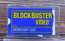 Vintage Original Blockbuster Membership Card Laminated 1990's Excellent Shape picture
