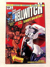 HELLWITCH: THE FORSAKEN #1 INCREDIBLE HULK 181 HOMAGE VARIANT COFFIN COMICS 2021 picture