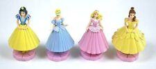 DISNEY STORE EXCLUSIVE LOT OF 4 PRINCESS FIGURINES OR CAKE TOPPERS 3
