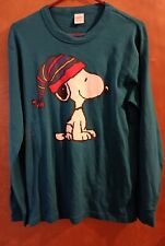 Peanuts Snoopy Long Sleeved T-Shirt  Unisex Size Medium Chest 36 Length 27 picture