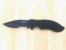 Kershaw  1605 CKTST  Clash  BLACK Serrated Everyday Folder pocket knife —great picture