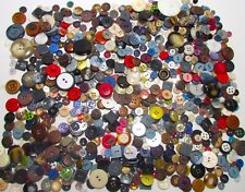 LARGE COLORFUL LOT OF OLD BUTTONS picture