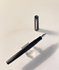 Black Esterbrook Fountain Pen Squeeze filler 1550 EX FINE nib NICE.  Guaranteed picture