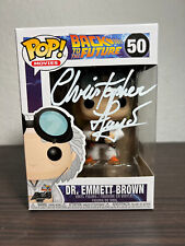 Funko Pop BACK TO FUTURE - DR EMMETT BROWN #50 SIGNED AUTHENTICATED with COA picture