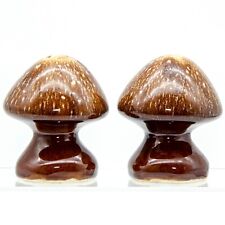 Mid-Century Hull? McCoy? USA LARGE Mushroom Salt & Pepper Shakers MCM EUC VTG picture