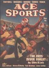 Ace Sports 1947 November.      Pulp picture