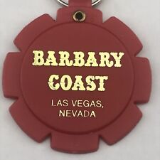 Barbary Coast Key Fob Ring Vintage Casino Chip Shaped Las Vegas Nevada picture