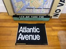 NYC SUBWAY ROLL SIGN ATLANTIC AVENUE BROOKLYN BARCLAYS CENTER INDUSTRIAL SPORTS picture