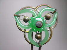 Ezuki Vintage Beautiful Green Three-Ringed Hairpin picture