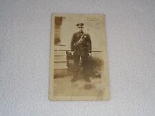 Antique Original Police Officer Policeman Uniform Rare Photograph picture