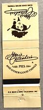 Vintage 20 Strike Matchbook Cover - Marie Calendar’s Pies     C picture