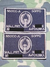NATO Special Ops NSOCC-A SOFFC Personalized Theater Made OEF Afghanistan Patch picture