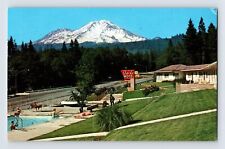 Postcard California Dunsmuir CA Oak-Lo Motel Best Western 1960 Posted Chrome picture
