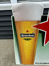 Heineken Beer Sign - Classic 1980s Collectible - Bar Advertisement - RARE picture