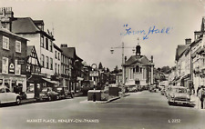 Postcard RPPC Market Place Henley-On-Thames Oxfordshire England 1960 picture