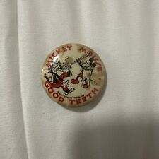 Mickey Mouse Vintage Good Teeth Pin 1920-1930s picture