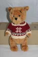 Disney Boyds Collection Winnie The Pooh Mohair Plush Winter Holiday Ltd Ed NIB picture