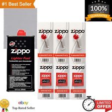 Zippo Lighter Maintenance Kit - 12 oz Fuel, Wick, Flint, and Cleaning Bundle picture