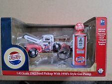 1:43 scale 1942 Ford p/u, gas pump. Pepsi Cola, collectable picture