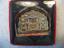 Vtg Nation's Treasures The Music House Museum 24k Over Brass Christmas Ornament picture