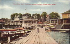 Lake Minnetonka MN Blue Line Boat House & Casino Hammon Publ c1910 postcard picture