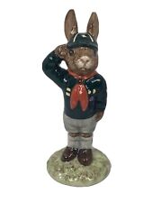 Royal Doulton Bunnykins Be Prepared DB56 Figurine Vintage Boy Scout  picture