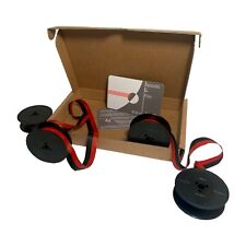 2x Olivetti Lettera 22 Typewriter Ribbon Red/Black - Gift Box - ZenTypewriters picture