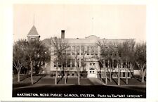 Hartington Nebraska Public School System NE 1950s RPPC Postcard Photo Unused picture