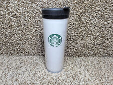 2011 Starbucks Coffee Tumbler 16 oz. Plastic Original Logo White picture