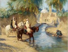 Oil painting Return-from-the-Hunt-Frederick-Arthur-Bridgman-Oil-Painting picture