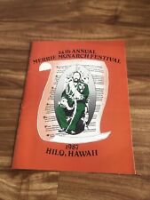 Merrie Monarch Festival 24th Annual Pamphlet 1987 picture
