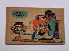 Native American Postcard Pottery Maker 1945 picture
