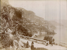 Carlo Brogi, Italy, Outlines of Naples, Amalfi Riviera, vintage albumine pri  picture