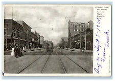 1908 Trolley, Railway, Dry Goods, Lumber Office, Lincoln NE Posted Postcard picture