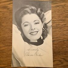 Vintage 1946 Signed B&W Photograph Eleanor Parker Autographed 3x5 Card Film Star picture