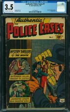 Authentic Police Cases #1 (St. John Pubs, 1948) CGC 3.5 picture