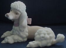 Lladro Poodle Figurine #6337 Laying Down picture
